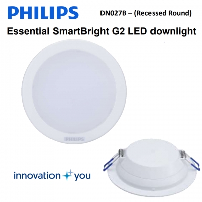 Bộ đèn downlight LED DN027B G2 LED20/NW 23W 220-240V D200 RD