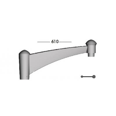 Tay Gắn Cột 1 Đèn Lioa TCHD500-1
