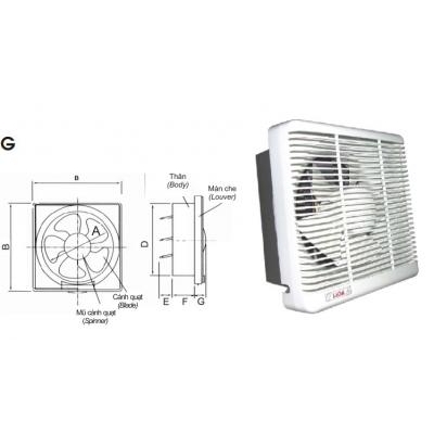 Quạt hút tường EVF25B2