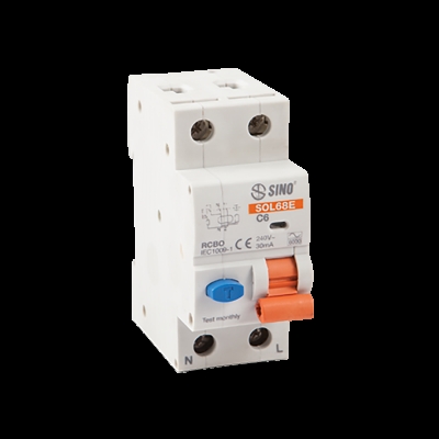 Cầu dao chống dòng rò 2P 50A Sino SOL68E/2050/030