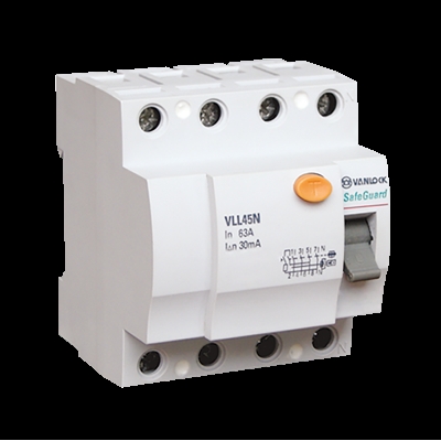 Cầu dao chống dòng rò 4P 25A Sino VLL45N/4025/030