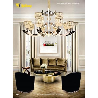 Đèn Chùm Led Pha Lê Cao Cấp C 9613/12