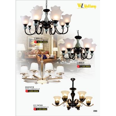 Đèn Chùm Pha Lê Cao Cấp C 8691/12 - 8692/6