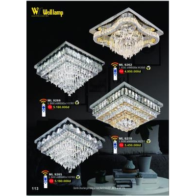 Đèn Mâm Led Hiện Đại Cao Cấp ML 9265-66 - 9259 - 9262