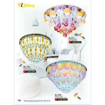 Đèn Mâm Led Hiện Đại Cao Cấp ML 5913 - 5868 - 7496