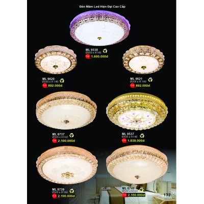 Đèn Mâm Led Hiện Đại Cao Cấp ML 9537-38 - 9620-21 - 8739-40