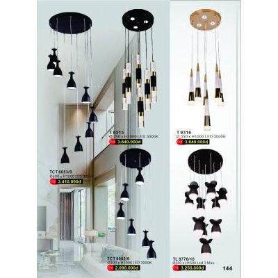 Đèn Thả Led Hiện Đại Cao Cấp T 9315-9316-6053-6052-8776