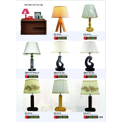 Đèn Bàn Cao Cấp ĐB 9519-9520-6147-6152-6158