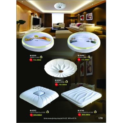 Đèn Mâm Led Cao Cấp M 9499-9500-9501-9502-9766