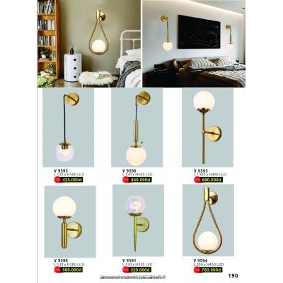 Đèn Tường Led Cao Cấp V 9591-9593-9594-9595-9596